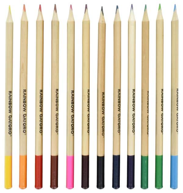 Lapices De Colores Madera Rainbow Wood Caja Pvc - Imagen 2