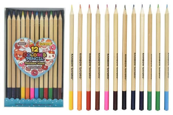 Lapices De Colores Madera Rainbow Wood Caja Pvc
