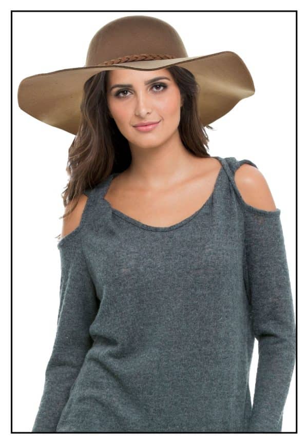 Sombrero Dama Paño - Imagen 2