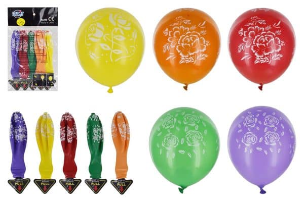 Globos con luz led 5 unidades