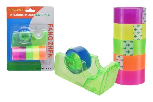Cinta Adhesiva X6 Con Dispensador