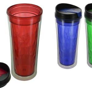 Mug Acrilico T/Plastico Negra Doble Pared 6.5X20.5Cm M1