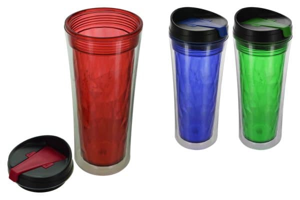 Mug Acrilico T/Plastico Negra Doble Pared 6.5X20.5Cm M1