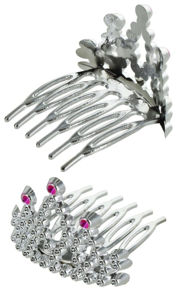 Peinetas Tipo Mini Tiara X8Uds - Imagen 2