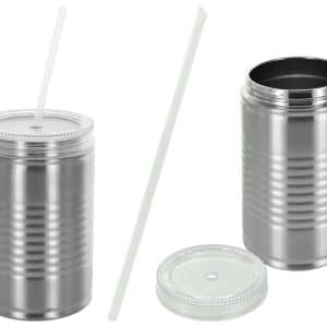 Mug Ac Inox F/Lata Tapa C/Sorbito 500Ml 8.8X14.4Cm M1