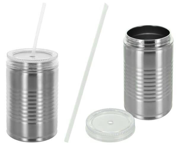Mug Ac Inox F/Lata Tapa C/Sorbito 500Ml 8.8X14.4Cm M1