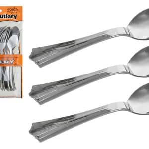 Cuchara Postre Descartable X24Pcs