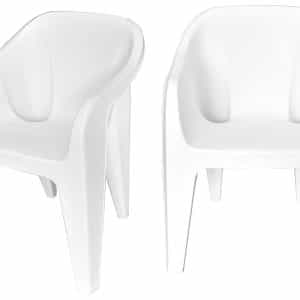 SILLA DE POLIRESINA SUPREME FUTURA BLANCO Q16
