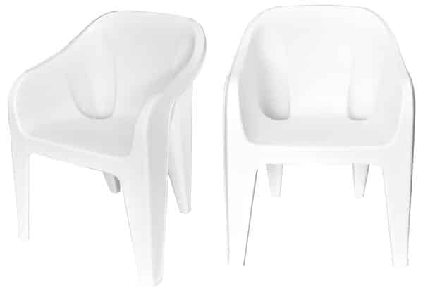 Silla De Poliresina Supreme Futura Blanco