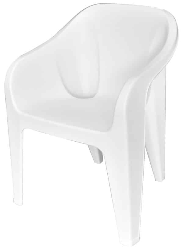 Silla De Poliresina Supreme Futura Blanco - Imagen 3