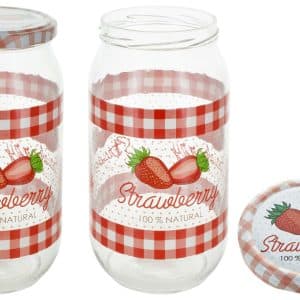 Frasco Vidrio Herevin Frutilla