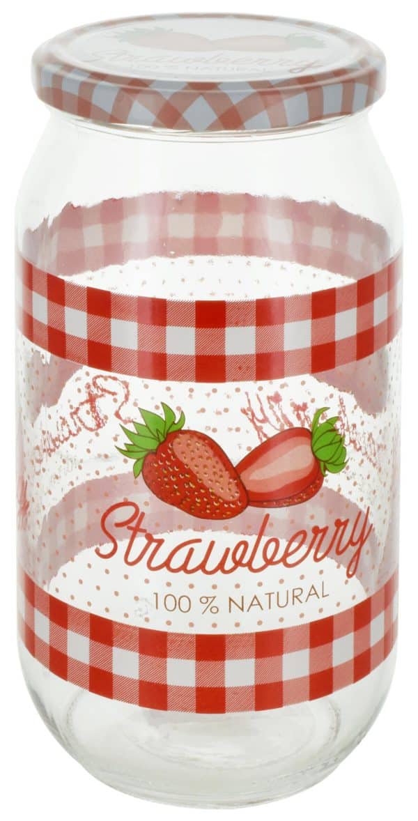 Frasco Vidrio Herevin Frutilla - Imagen 3