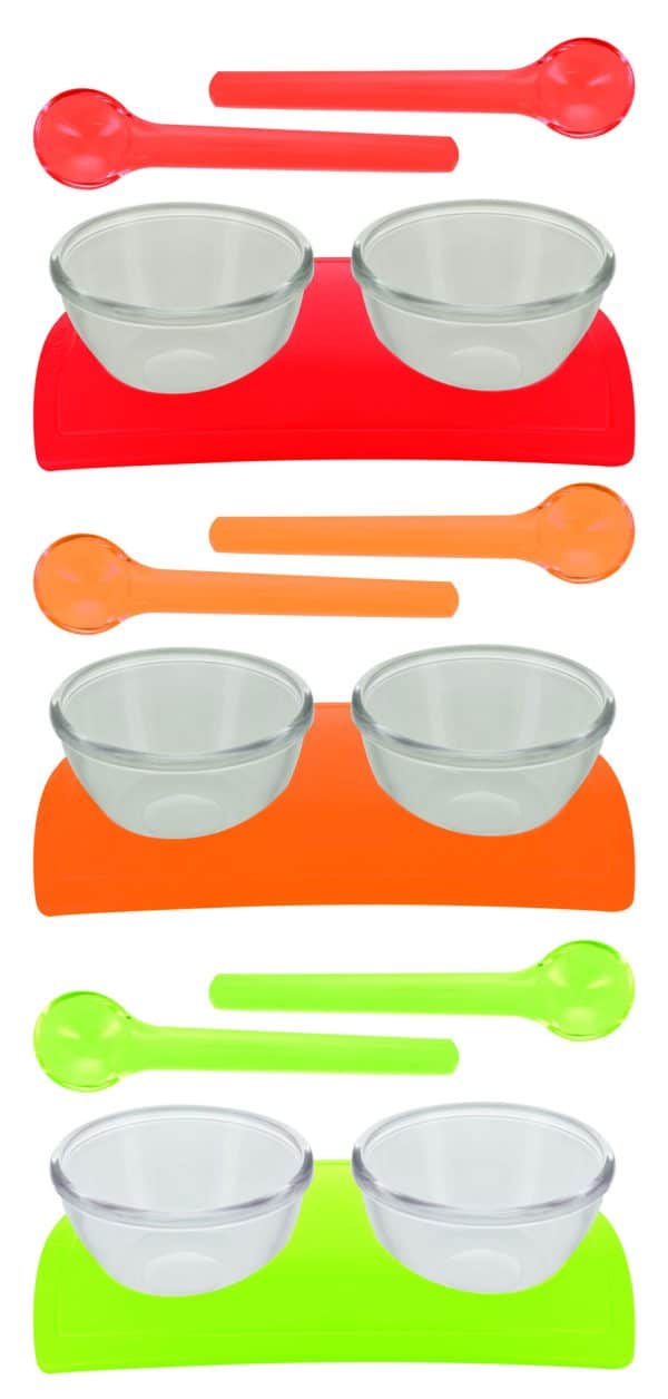 Copetinero Herevin X2Uds Con Bandeja Y Cucharas - Imagen 3