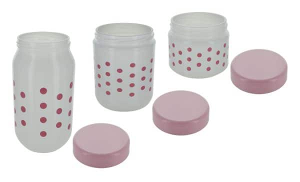 Frasco Vidrio Sarina Set X3Uds - Imagen 2