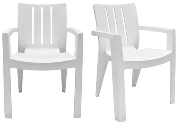 Silla Resina Modelo Kent White