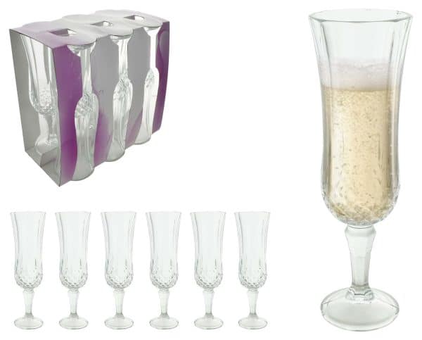 Copa Champagne X6Uds /Wh6