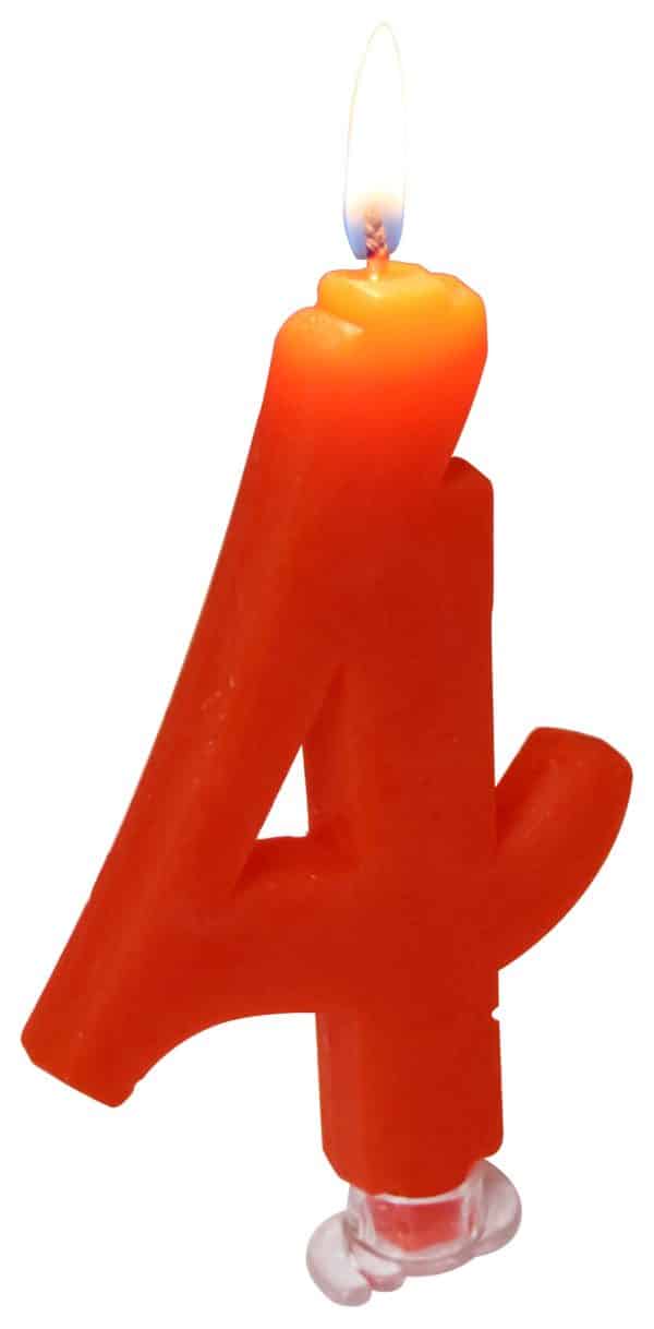 Vela P/Cumpleaños Forma Numero Gde En Blister - Imagen 3
