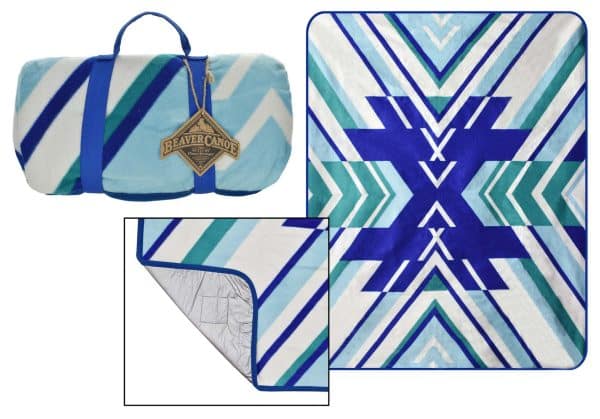 MANTA P/PICNIC O CAMPING POLAR IMPERMEABLE PLEGABLE 136X164CM 800GR 23476