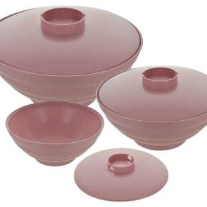 Bowl X3Pcs C/Tapa 0.74Lt 1Lt 1.9Lt /4/5