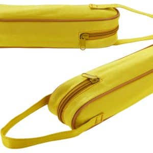 Cartuchera Tubo Pvc Lisa C/Asa 26X6X6Cm