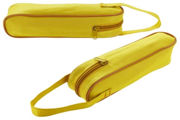 Cartuchera Tubo Pvc Lisa C/Asa 26X6X6Cm
