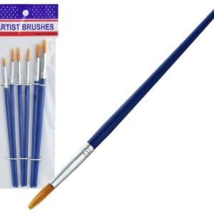 Pinceles X6Pcs Punta Fina