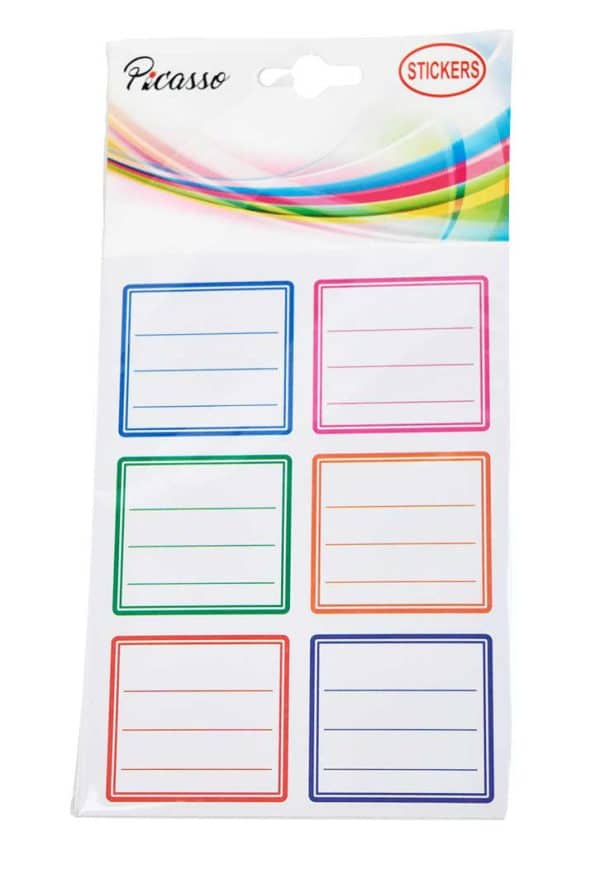 ETIQUETAS X40UDS PARA CUADERNO