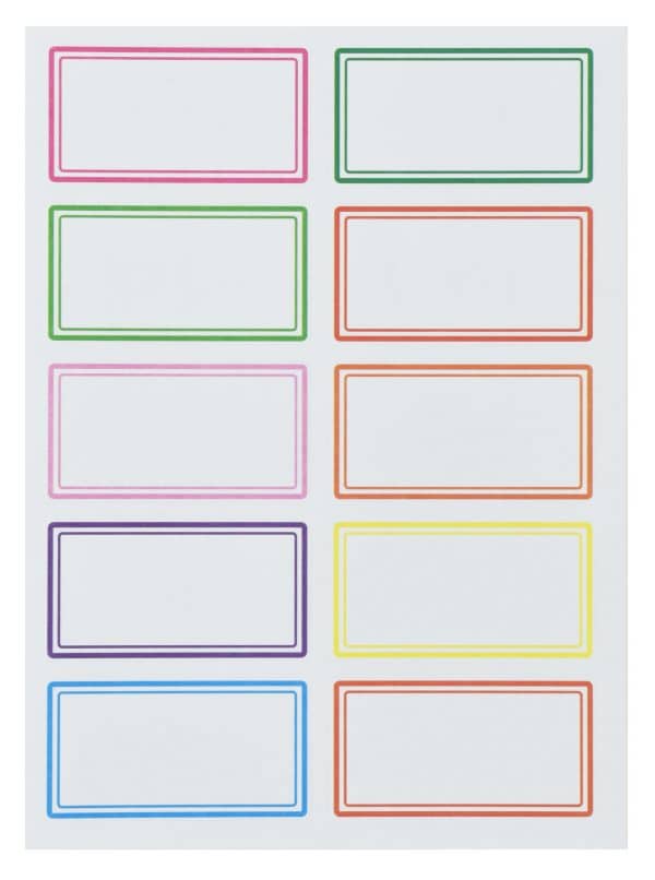 ETIQUETAS X40UDS PARA CUADERNO - Imagen 3