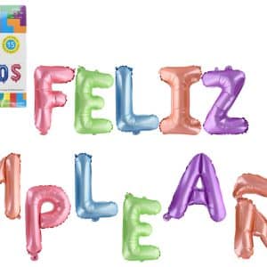 Globo Forma Letras Inflable Feliz Cumpleaños