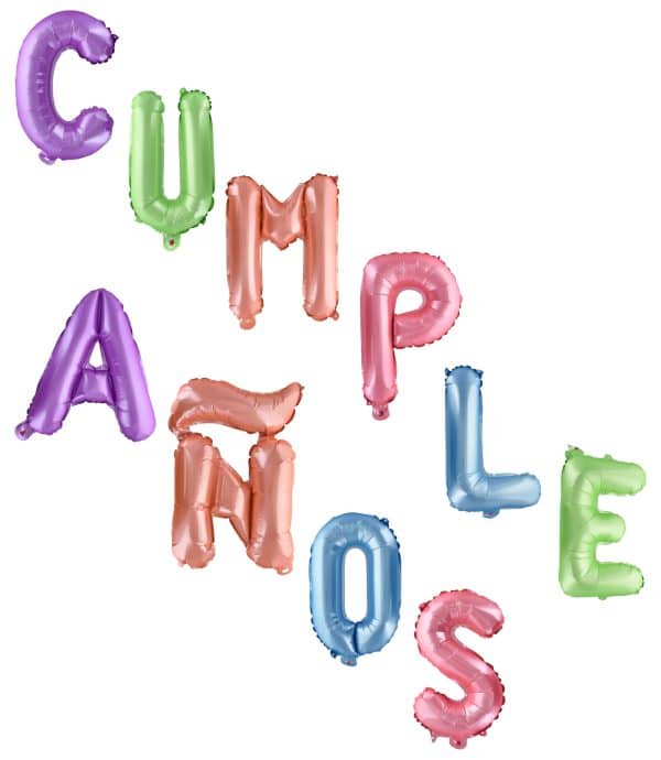 Globo Forma Letras Inflable Feliz Cumpleaños - Imagen 3