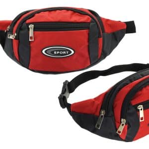 Riñonera Lona C/4 Cierres Sport 31.5X12X10.5Cm