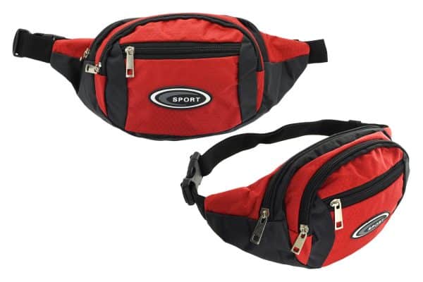 Riñonera Lona C/4 Cierres Sport 31.5X12X10.5Cm