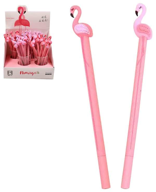 BOLIGRAFO GEL X1 FORMA FLAMENCO PUNTA FINA 23113