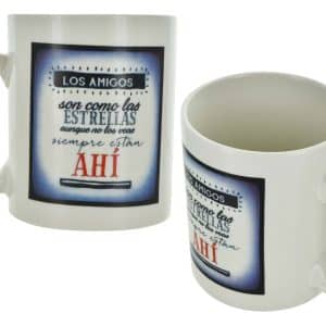 Jarra Desayuno Amistad Ceramica 8X9.5Cm 300Ml