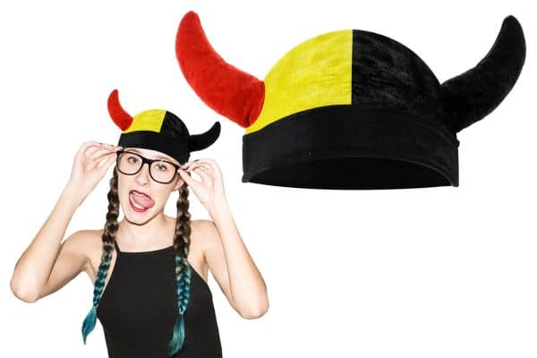 Gorro Vikingo Tela 3 Colores Cotillon