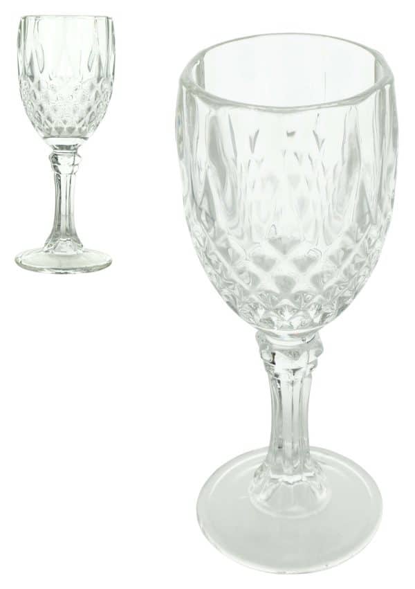 COPA VINO/LICOR VIDRIO LABRADO 100ML 5.5X15.5CM 24106