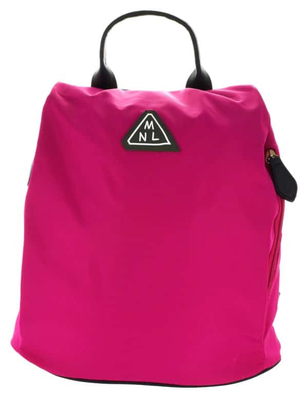 Mochila T/Cartera Lona Lisa C/3 Cierres 2 Bolsillos - Imagen 2