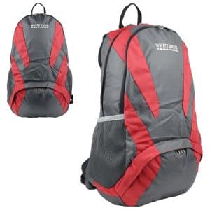 Mochila Lisa 2 Colores 3 Cierres Bolsillos Red Laterales 46X28X18Cm
