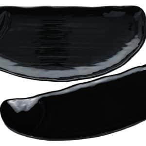 Plato Melamina Linea Sushi Negro