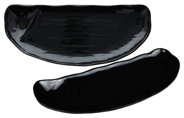 Plato Melamina Linea Sushi Negro