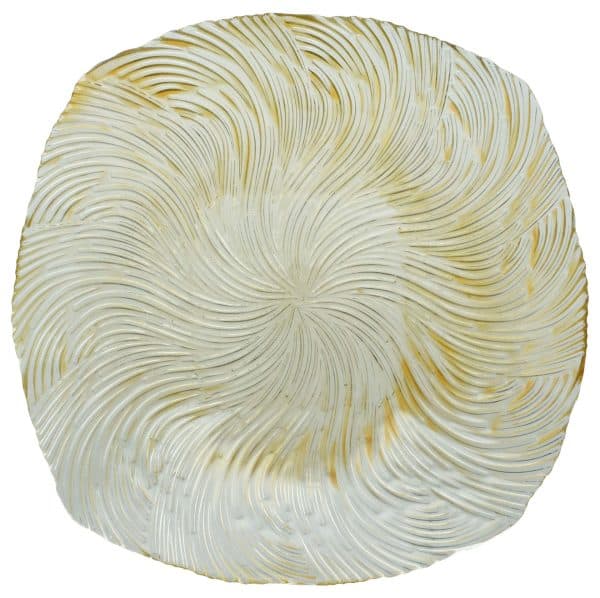 CENTRO DE MESA VIDRIO LABRADO 30X30X5CM SGM02230/SGM02694 Q12 - Imagen 3