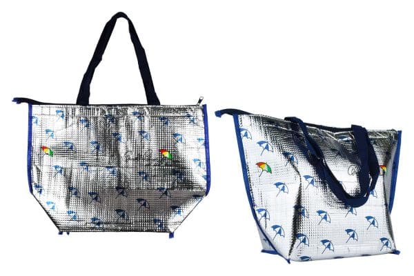 Bolso Termico Metalizado C/Diseño 2 Asas 45X31X17Cm