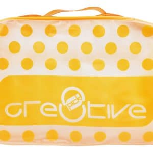 Cosmetiquero Pvc Transparente C/Lunares 28X18X8Cm