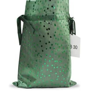 Bolsa Tul Con Lentejuelas Y Cinta Para Regalo 37X27Cm