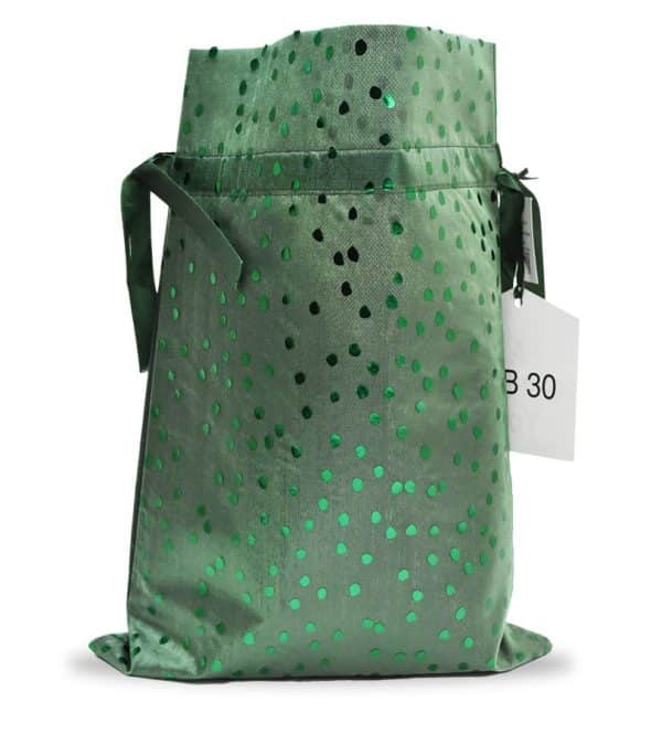 Bolsa Tul Con Lentejuelas Y Cinta Para Regalo 37X27Cm
