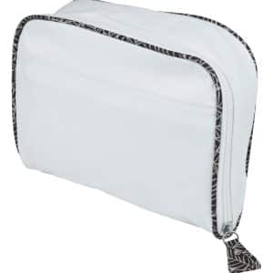 Cosmetiquero Tela Y Pvc C/Bolsillo Interno Y Reparticion 22X14X6Cm