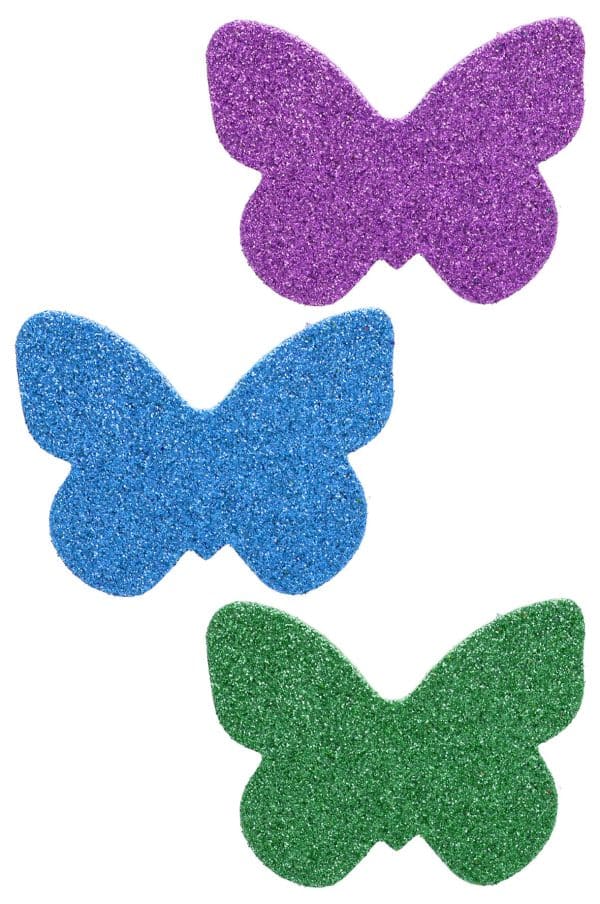 Sticker Goma Eva Con Glitter - Imagen 2