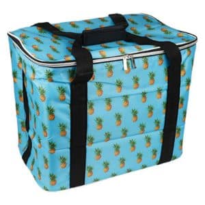 BOLSO TERMICO T/CONSERVADORA O LANCHERA DISEÑO PIÑAS C/ASAS 41X26X34CM 25048