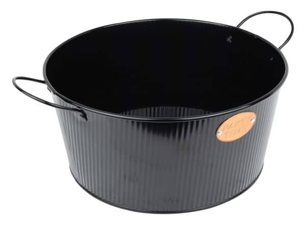 Balde Metal P/Botellas C/Asa Linea Negra Party Time 30X14Cm - Imagen 2