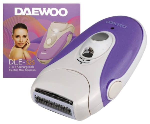 Depiladora Daewoo 3En1 2 Velocidades Recargable